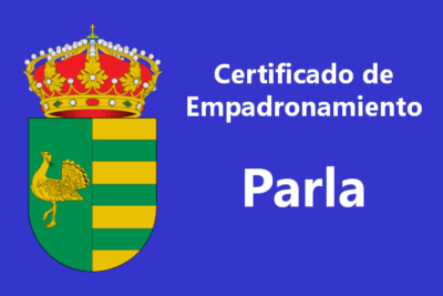 Certificado de Empadronamiento Parla