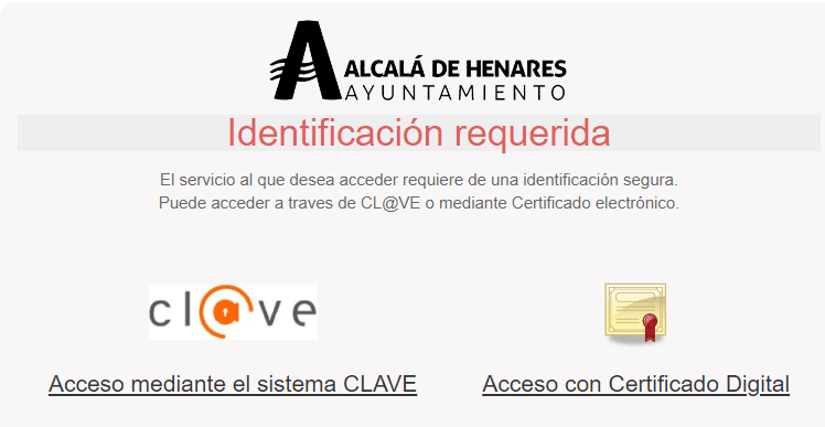 Identificación Alcalá de Henares