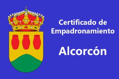 Certificado de Empadronamiento Alcorcón