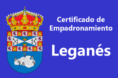 Certificado de Empadronamiento Leganés