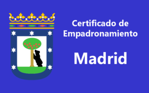 Certificado de Empadronamiento Madrid