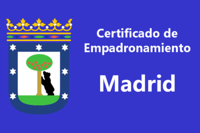 Certificado de Empadronamiento Madrid