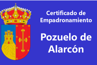 Certificado de Empadronamiento de Pozuelo de Alarcón